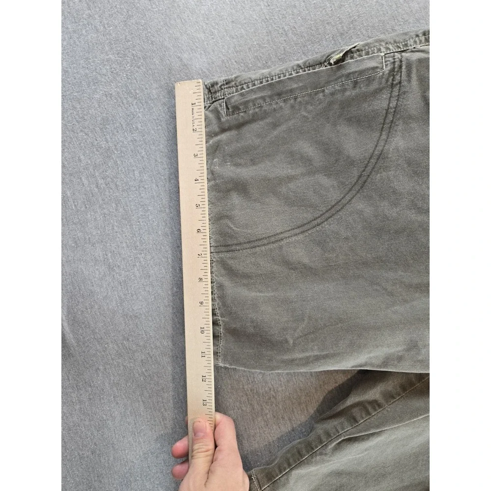 Kuhl Shorts Men's 34 Olive Ramblr Vintage Patina Dye Cargo Hike Climb Camp‎ 10" - Picture 12 of 16